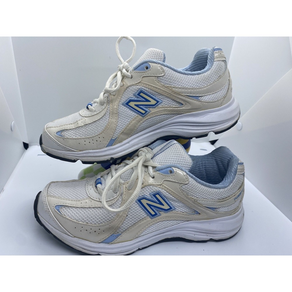 New Balance WW494WB 494 White Mesh Lace-Up Walking Sneaker Shoes Women's US 7